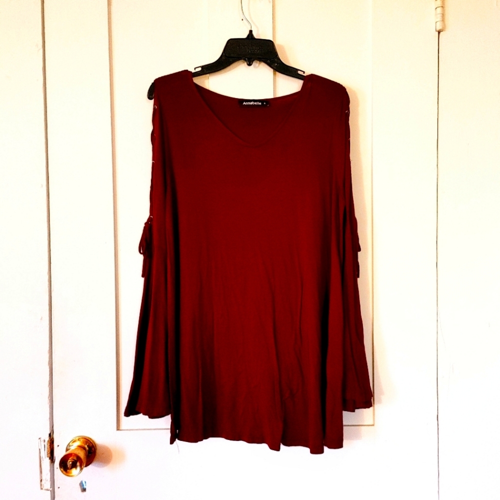 Annabelle flared sleeve blouse S